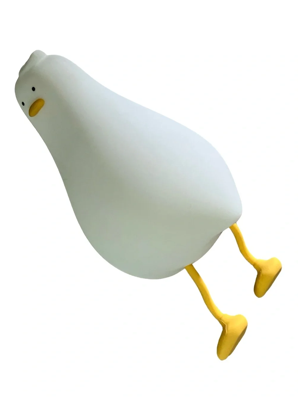 Lying Flat Duck Night Light LED Squishy Duck Lamp Cute Light Duck Silicone Dims